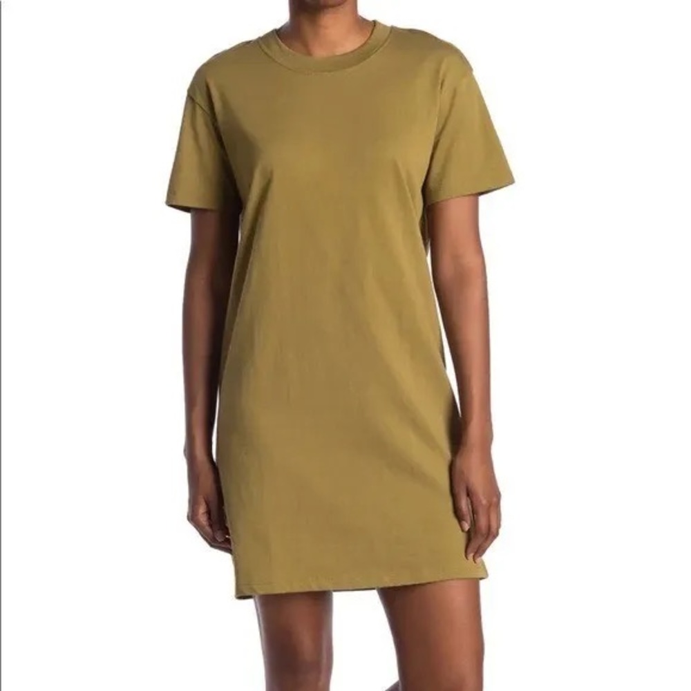 Madewell T-Shirt Tee Dress Olive Green